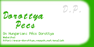 dorottya pecs business card